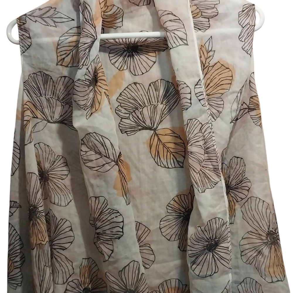Just Be Floral Cardigan - Cream and Black